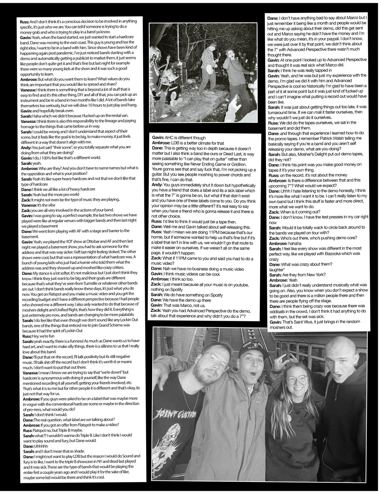 Grand Scheme DMV Hardcore Fanzine | Shining Life Press